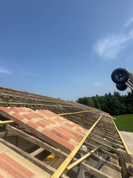 Réfection de toiture sur la commune de Mallemort dans le 13