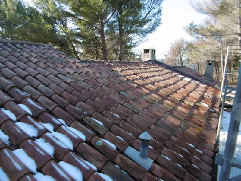 Chantier Rénovation et Isolation de Toiture à Eguilles (13510) en Décembre 2017
