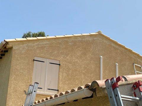 Suite de la réfection du chantier sur la commune de Martigues dans les bouches du Rhône